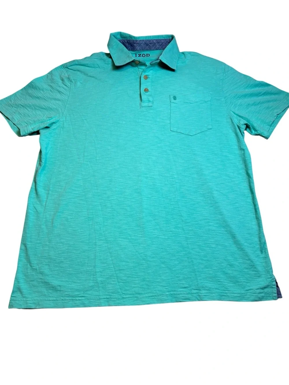 Izod Mint Green Polo Bottoms with Chambray Trim